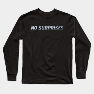 NO SURPRISE (RADIOHEAD) Long Sleeve T-Shirt